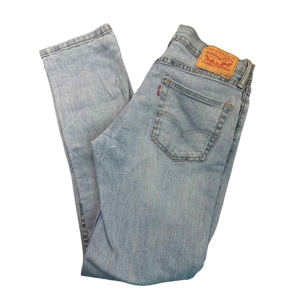 Levi's 511 Slim Fit Light Wash Denim Cotton Stretch 31x32